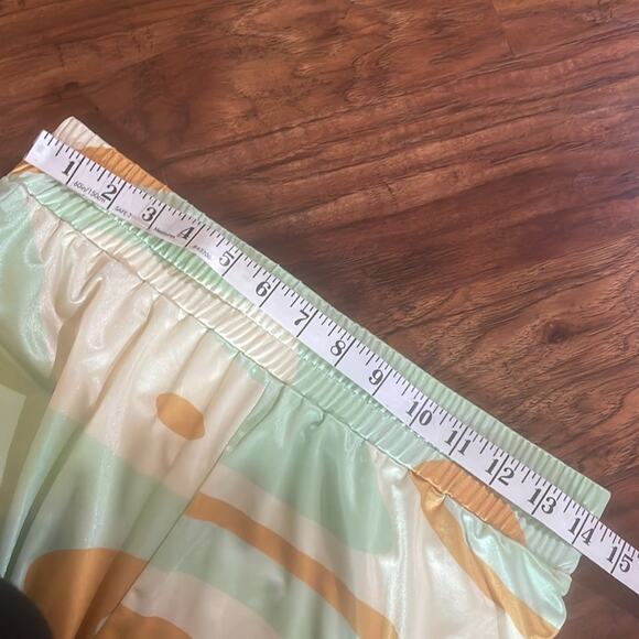 HOSBJERG Riley Printed Pants Medium M TRIPPY FUNKY RETRO MOD - Picture 6 of 8